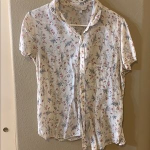 Floral Button Up